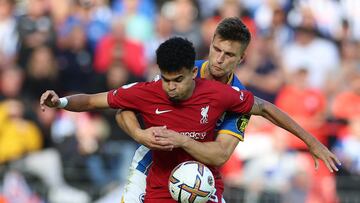 Luis Díaz pone una asistencia en empate de Liverpol 3-3 Brighton