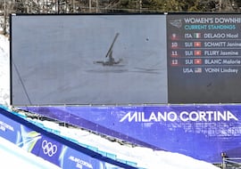 Una terrible caída en el descenso acaba con la carrera de Vonn