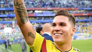 Juan Fernando Quintero, volante del Shenzhen, publicó un mensaje de apoyo a sus compañeros de la Selección y otro a los que lo critican por no venir