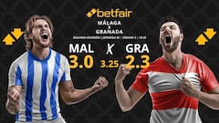 Málaga CF vs. Granada CF: horario, dónde ver, pronósticos y clasificación