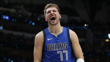 Luka Doncic, durante un partido con los Dallas Mavericks