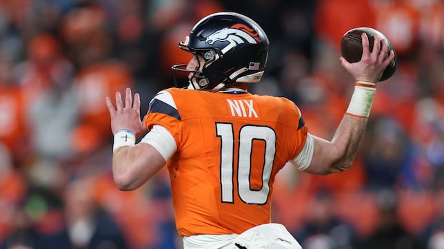 Why isn’t Bo Nix playing for the Broncos against the Patriots in the Conference Championship game?