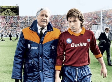 Sería tres años más tarde, en 1979, cuando Ancelotti dio el segundo salto profesional de su carrera. Fichó por el Roma. Allí estaría hasta jugó junto a futbolistas como Falcao, Pruzzo, Conti o Di Bartolomei. Tuvo como entrenador a Nils Liedholm, que a la postre sería uno de sus grandes mentores junto a Arrigo Sacchi. Tras el entrenador sueco, llegó un compatriota de éste, un joven llamado Sven-Goran Eriksson, que por entonces era técnico innovador y moderno.