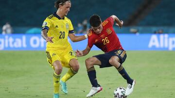 14/06/21 PARTIDO EUROCOPA 2020 FASE DE GRUPOS GRUPO E ESTADIO LA CARTUJA SEVILLA SELECCION ESPAÑOLA ESPAÑA - SUECIA OLSON PEDRI