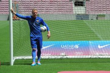 Las imágenes de la presentación de Ter Stegen