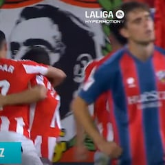 Resumen y gol del Huesca vs. Real Sporting, jornada 8 de LaLiga Hypermotion
