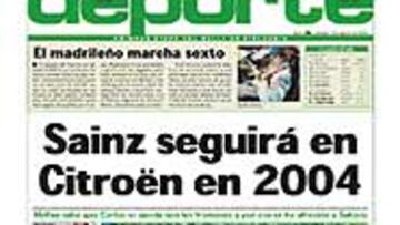 <b>LO DIJO AS.</B> As lo dijo el 9 de agosto AS adelantó así la renovación de Sainz con Citroën.