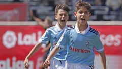 El alev&iacute;n Bryan Bugar&iacute;n celebra un gol con el Celta en el torneo LaLiga Promises. 