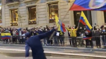 La emocionante celebración de Richard Carapaz con Ecuador en Madrid