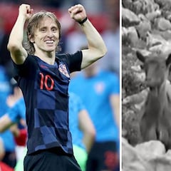 Rescatan un documental en el que aparece Modric con 5 años haciendo de pastor
