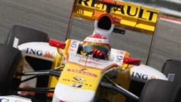 <b>FÓRMULA 1 </b> Fernando Alonso, en su Renault.