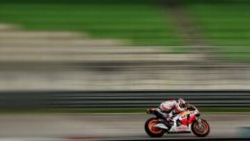 Fructífera jornada de trabajo para Pedrosa en Sepang.