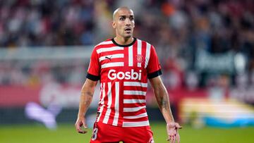 Oriol Romeu of Girona FC during the La Liga match between Girona FC and Real Sociedad played at Montilivi Stadium on October 02, 2022 in Girona, Spain. (Photo by Sergio Ruiz / Pressinphoto / Icon Sport)