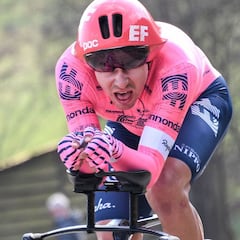 Bissegger se presenta en la élite en una buena crono de Roglic