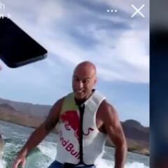 Gajes del postureo: Leticia Bufoni cae al agua grabando una story