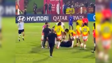 Se invadieron otras canchas donde se estaba jugando.