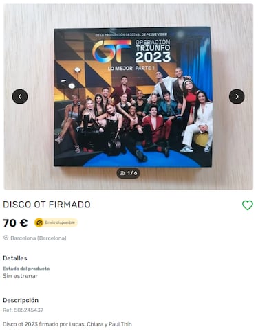 Operación Triunfo 2023 desata la locura de los coleccionistas: tazos, pósteres a 100 euros...