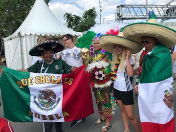 México vs Alemania: Así se vivió el ambiente previo al juego