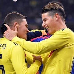 James envía mensaje de apoyo a Juanfer Quintero tras su lesión