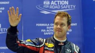 <b>OTRA MÁS. </b>Vettel no para de cosechar poles para su estadística.