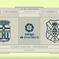 Resumen y goles del Cartagena vs Tenerife de LaLiga SmartBank