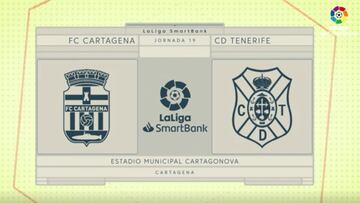 Resumen y goles del Cartagena vs Tenerife de LaLiga SmartBank