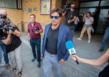 El torero Fran Rivera acudió a la capilla ardiente de Jesús Quintero en el día de ayer. 