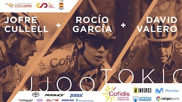 Jofre Cullell, Roc&iacute;o Garc&iacute;a y David Valero, los tres representantes de Espa&ntilde;a en la prueba XCO de Mountain Bike de los Juegos Ol&iacute;mpicos de Tokio.