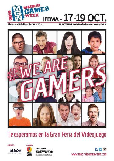 Así es el cartel de Madrid Games Week 2014