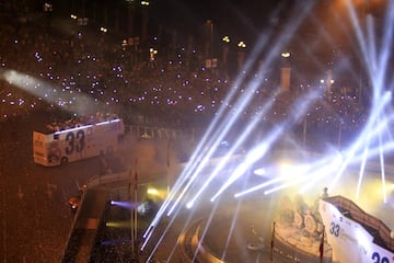 Las imágenes de la celebración del Real Madrid en Cibeles