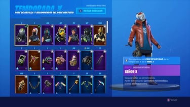 Fortnite Temporada 10: todos los skins del Pase de Batalla