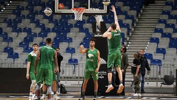 12/02/20 COPA DEL REY DE BALONCESTO ENTRENAMIENTO UNICAJA DE MALAGA