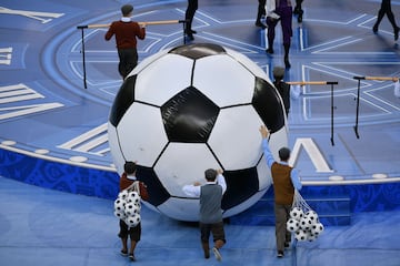 Belleza y color en la final de la Copa Confederaciones