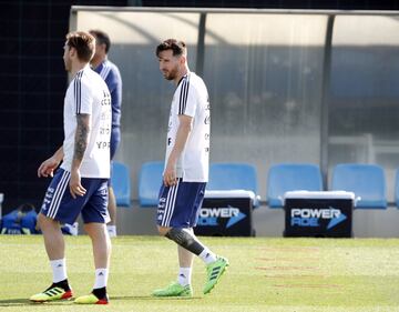 Barcelona 01Junio 2018, EspaÃ±a
Previa al Mundial 2018
Entrenamiento de la seleccion Argentina Ciudad Deportiva Joan Gamper, Barcelona.

Foto Ortiz Gustavo
