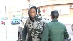 Semedo llegó esposado a los juzgados de Llíria para declarar