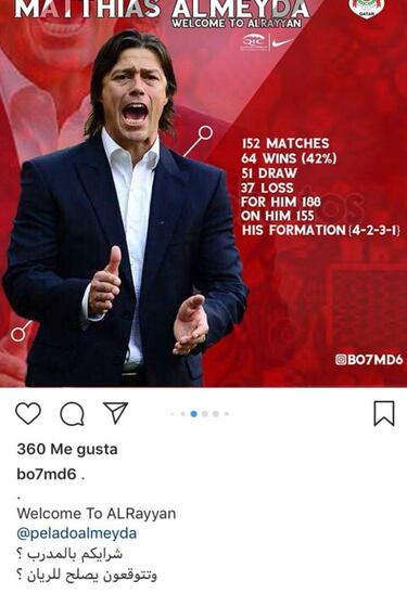 Matías Almeyda tendría acuerdo para dirigir en Qatar
