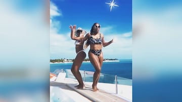 Venus y Serena deslumbran en vacaciones por Las Bahamas