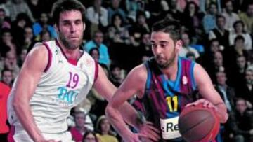 <b>¿ESTARÁ? </b>Navarro, ante San Emeterio, en el primer duelo de la serie.