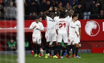 Sarabia anotó el 1-0.