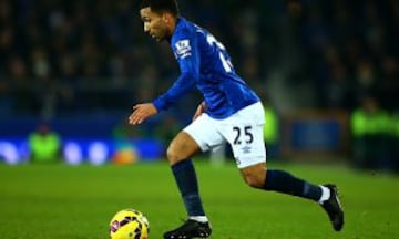 3. Aaron Lennon, con 28 años, mantiene intacta su velocidad. 33,6Km/h promedia.