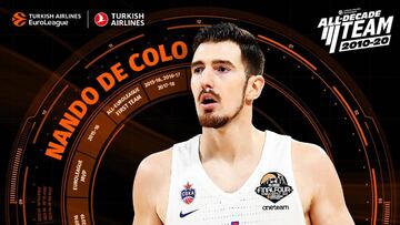 Nando de Colo, dos títulos y en el equipo de la década