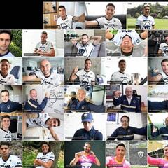 Pumas presenta su foto oficial con un guiño a la pandemia