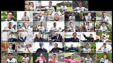 Pumas presenta su foto oficial con un guiño a la pandemia