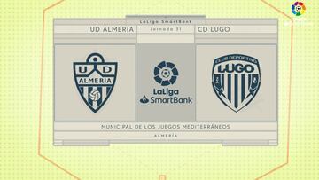 Resumen y goles del Almería vs. Lugo de Liga Smartbank