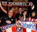 Hermanamiento de aficiones de Atlético y Fulham en Londres