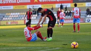 Linares, durante el Reus- Lugo.