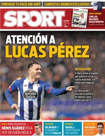 Portadas de la prensa mundial