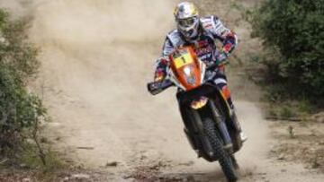 SIN PROBLEMAS. Cyril Despres ha dominado el Dakar y ayer cubrió los últimos 128 km con cautela.