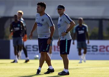 El Barça prepara en UCLA su partido contra el Tottenham