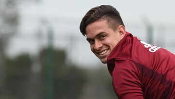Rafael Santos Borré vuelve a la convocatoria de River Plate tras superar el covid-19.
